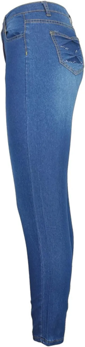 Skinny Jeans for Women High Waist Stretchy Classic High Rise Slimming Jeggings Denim Trousers Pants 2024 Summer