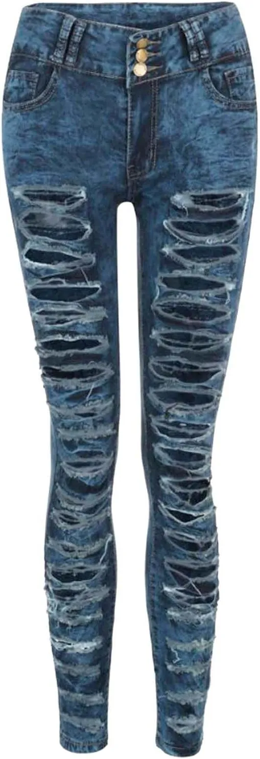Skinny Jeans for Women High Waist Stretchy Classic High Rise Slimming Jeggings Denim Trousers Pants 2024 Summer