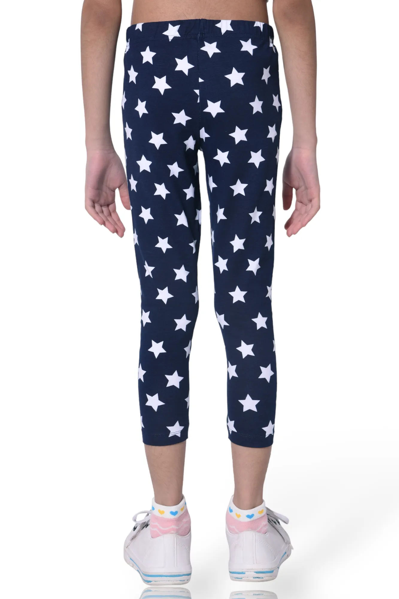 Star Statement Girls printed leggings | Ankle Length
