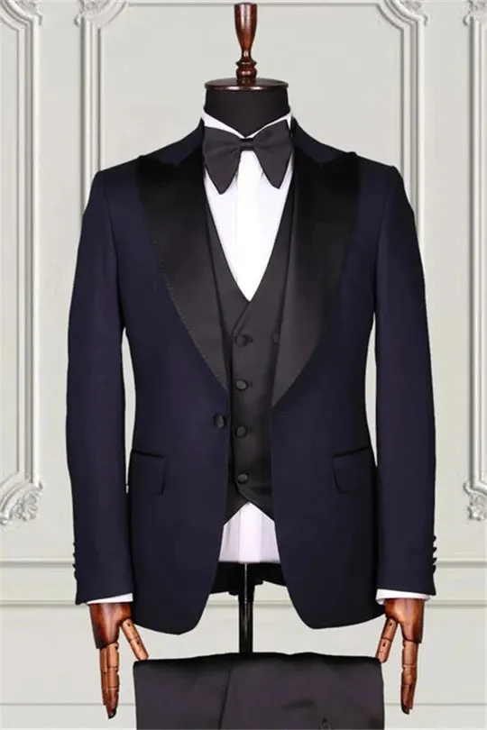 Suzhoufashion Coffee Double Breasted Slim Fit Men Suits