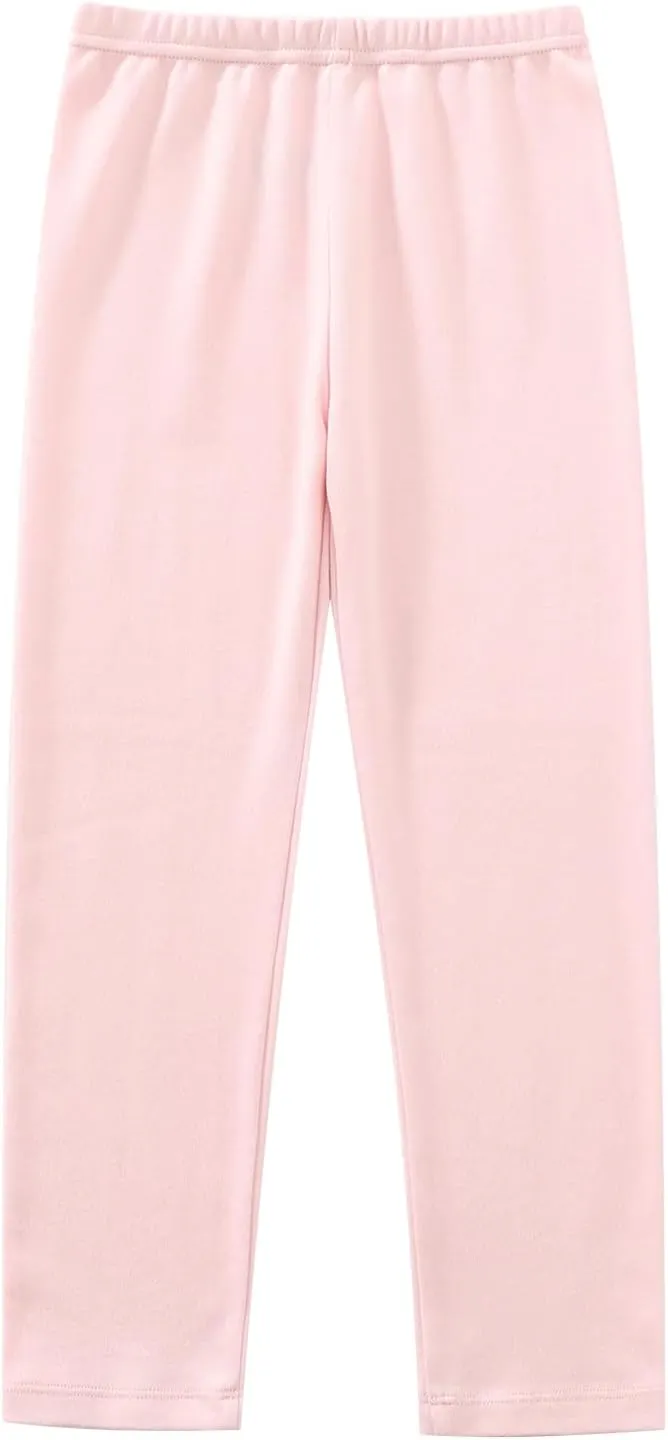 Toddler Girls' Soft Cotton Pants, 4-Pack Leggings, 2-6 Years