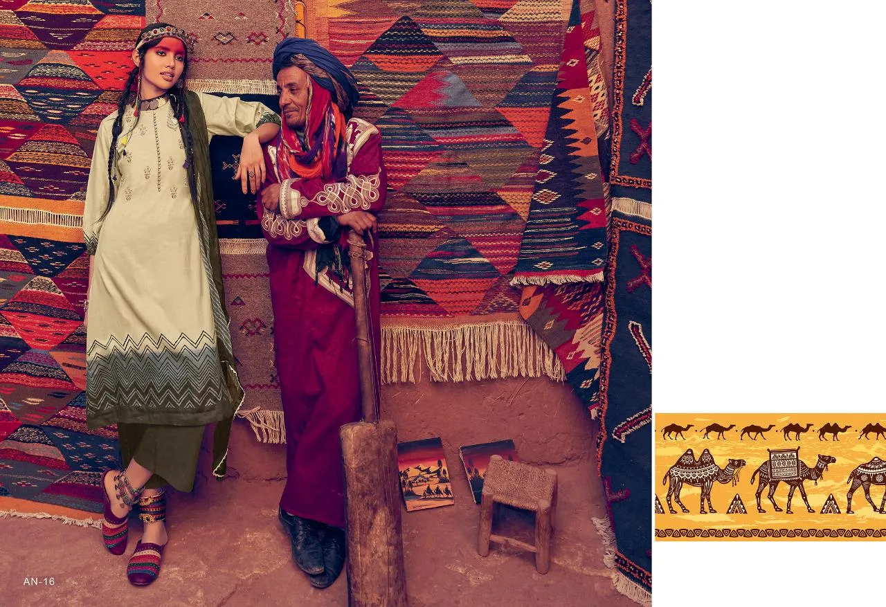 Varsha Launched Aanya Cotton Heavy Work Casual Wear Salwar Suits