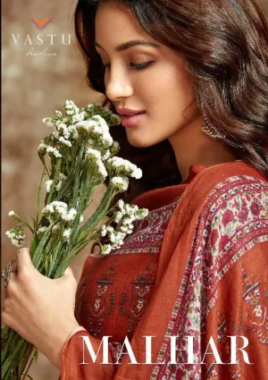 Vastu Tex Malhar Satin Cotton Casual Wear Salwar Suit Collections