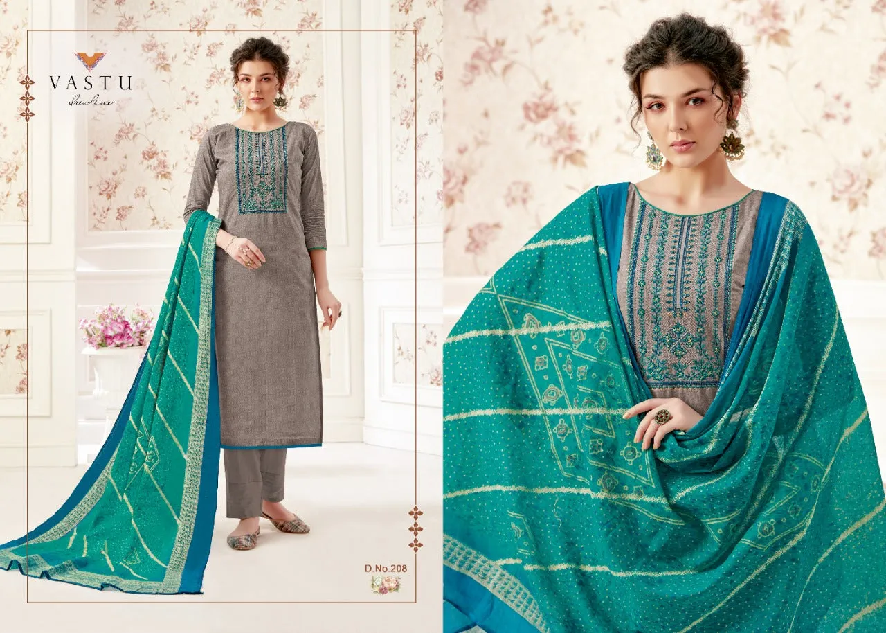 Vastu Tex Presents Netra Vol 2 Cotton Casual Wear Printed Casual Wear Salwar Suits