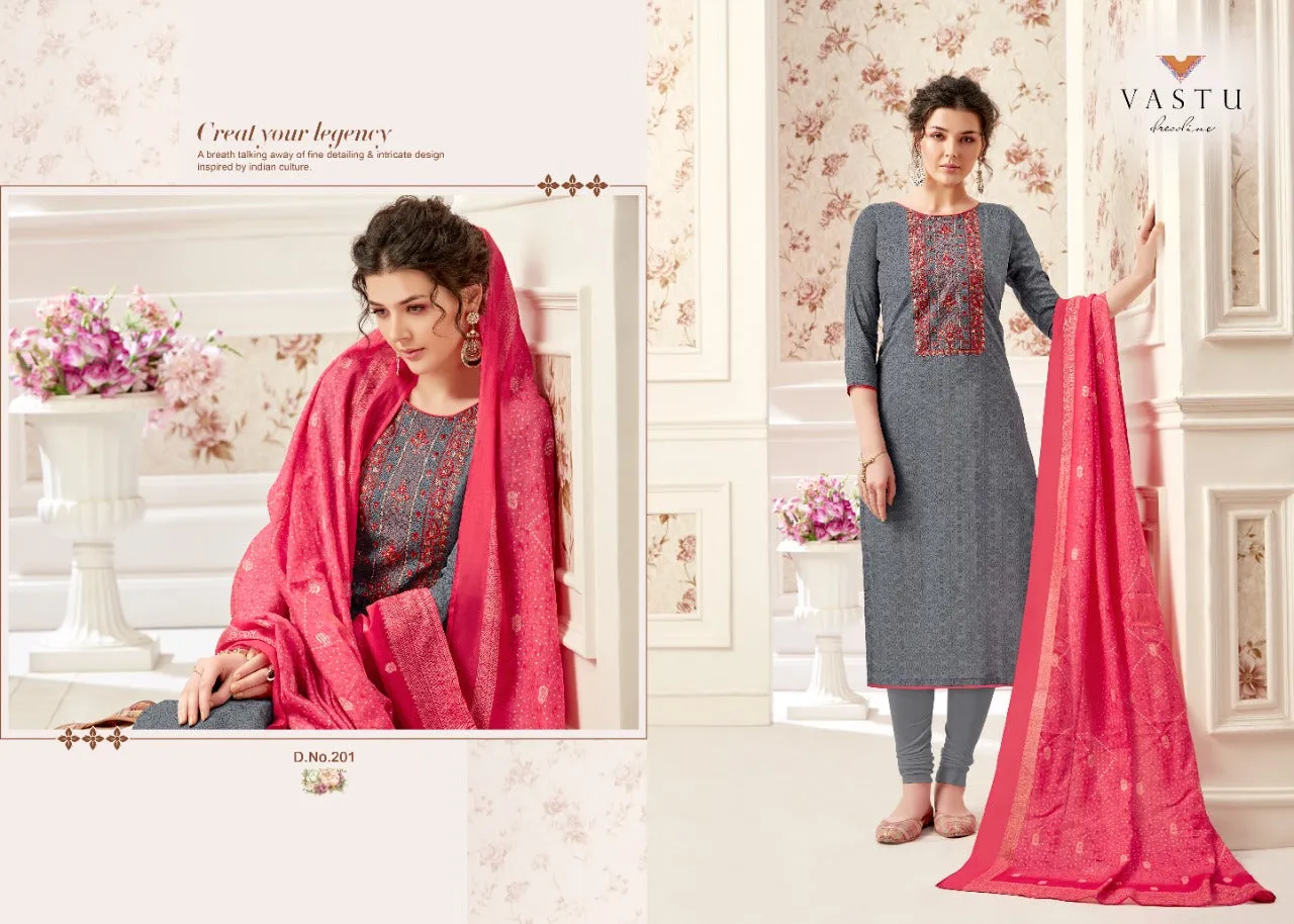 Vastu Tex Presents Netra Vol 2 Cotton Casual Wear Printed Casual Wear Salwar Suits