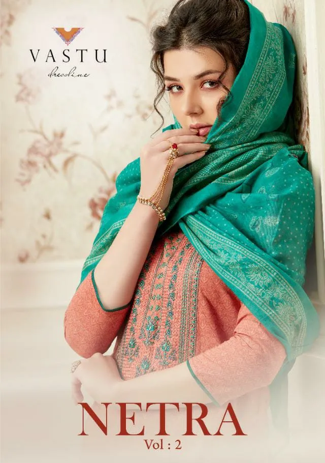 Vastu Tex Presents Netra Vol 2 Cotton Casual Wear Printed Casual Wear Salwar Suits