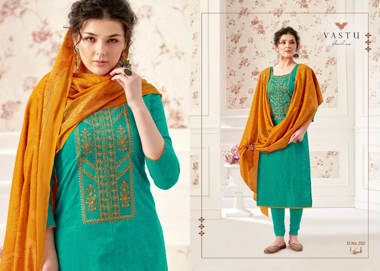 Vastu Tex Presents Netra Vol 2 Cotton Casual Wear Printed Casual Wear Salwar Suits
