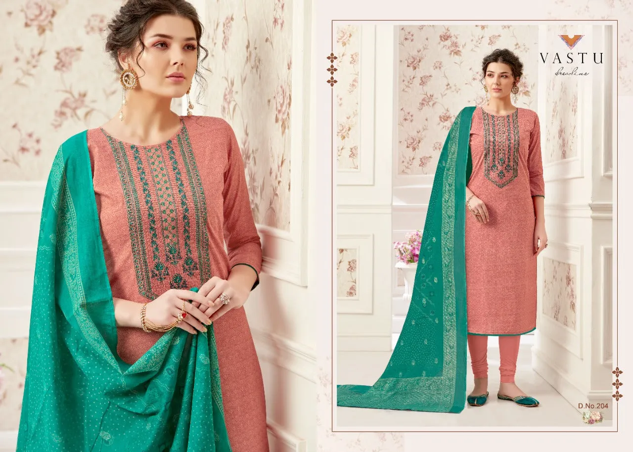 Vastu Tex Presents Netra Vol 2 Cotton Casual Wear Printed Casual Wear Salwar Suits