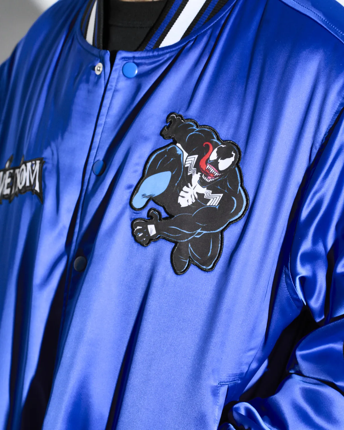 Venom Quilted Satin Jacket