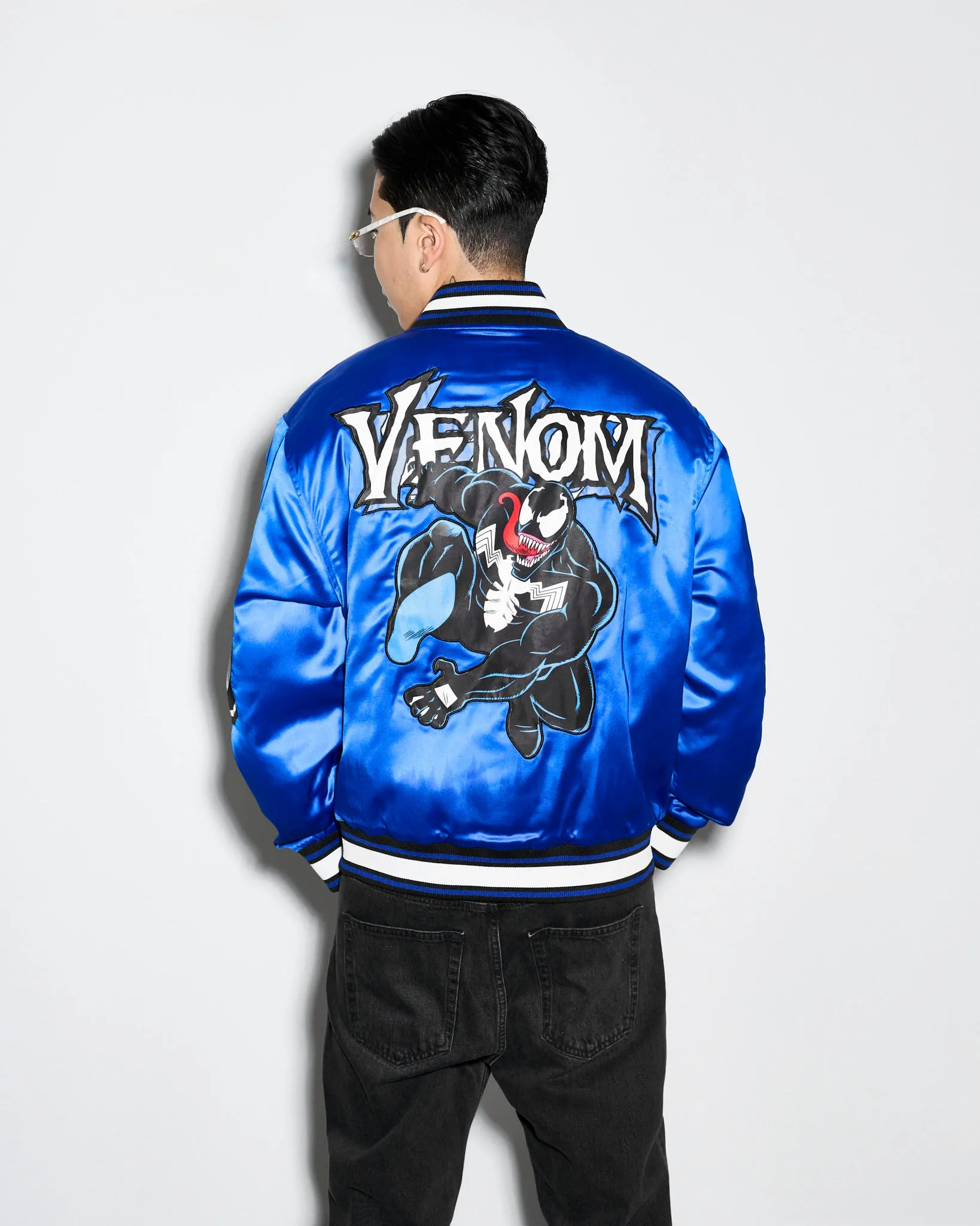 Venom Quilted Satin Jacket