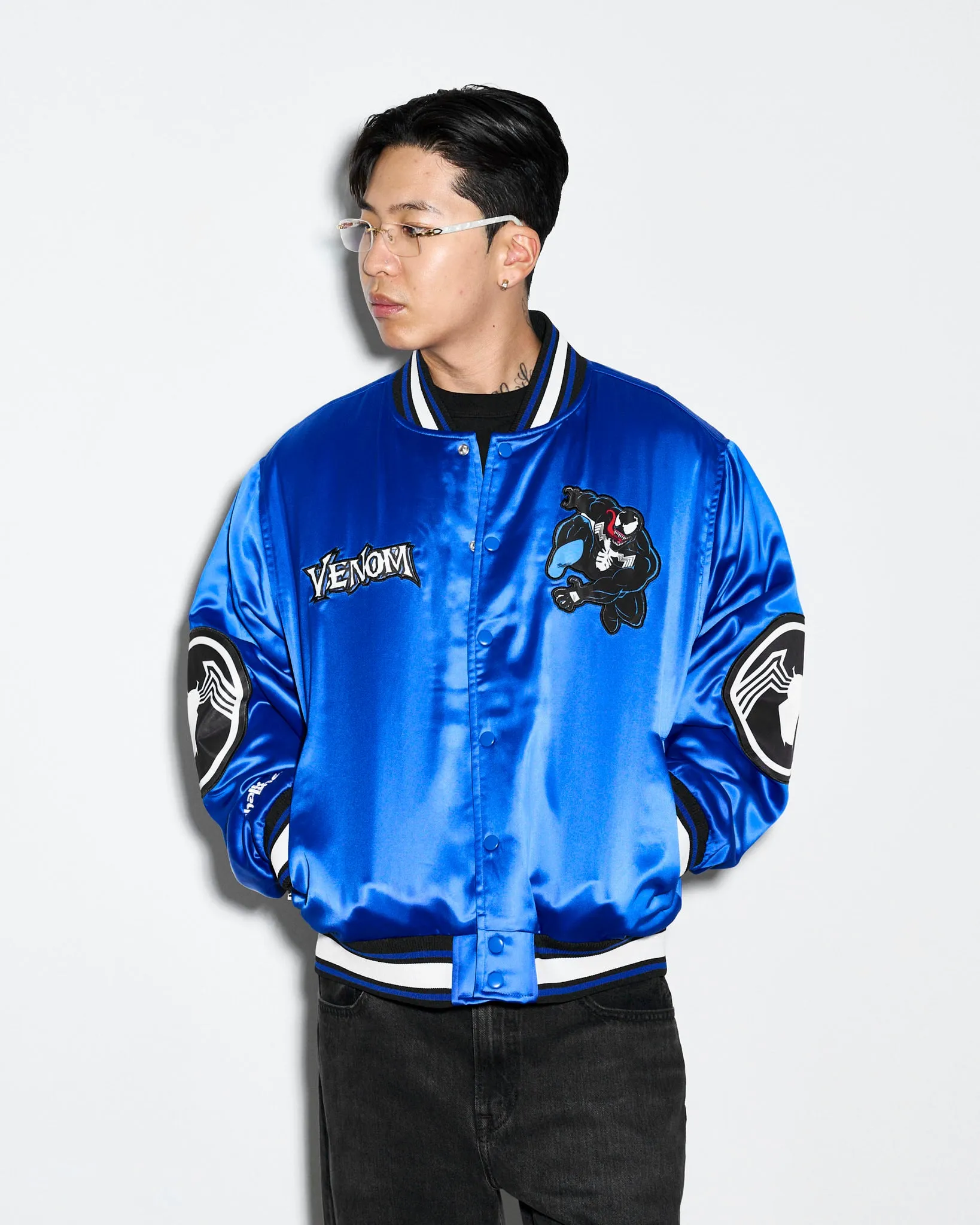 Venom Quilted Satin Jacket
