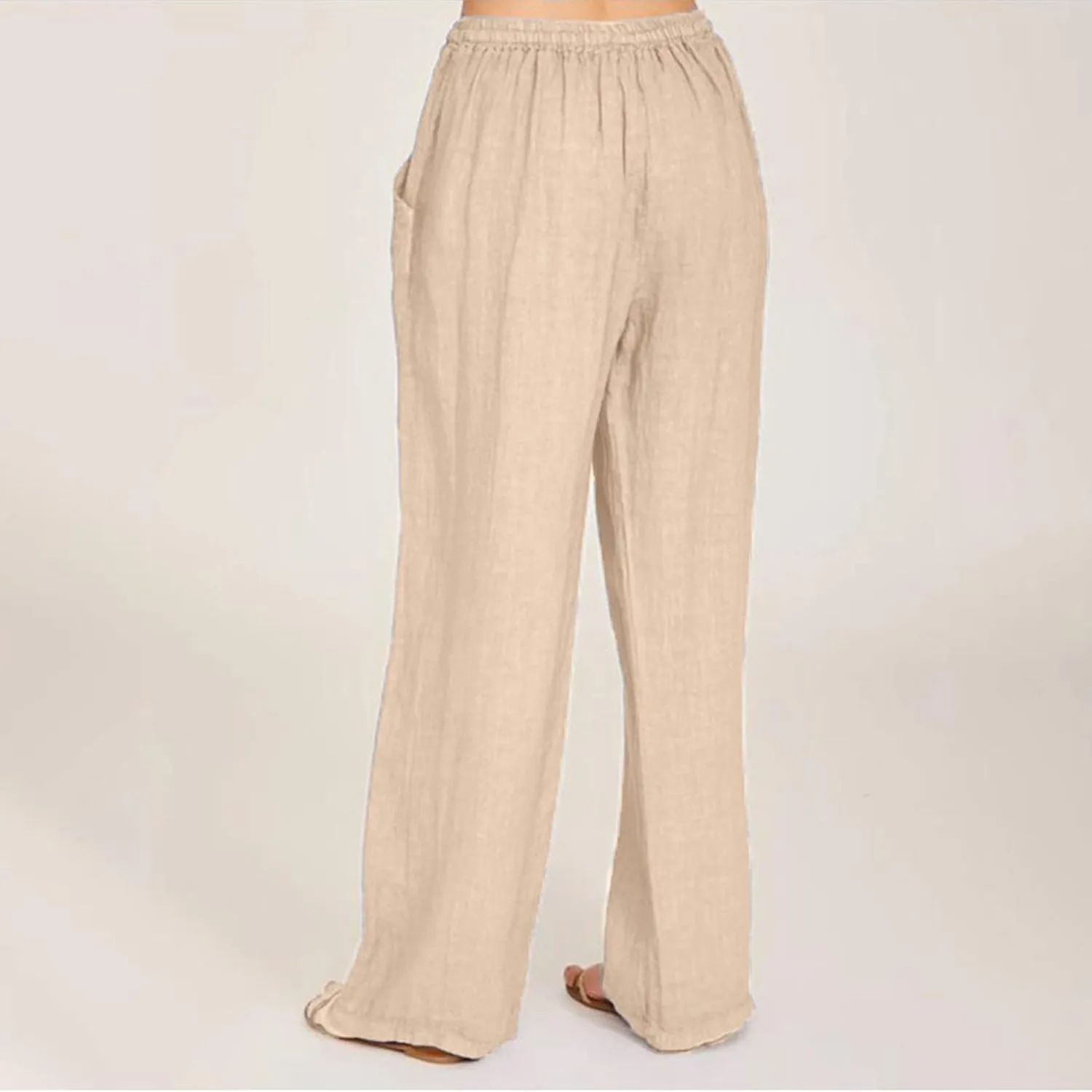 Wide Leg Sweatpants Winter Opaque Yoga Slacks with Pockets Barrel Pants Water Resistant