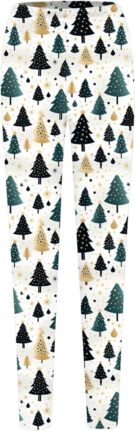 Womens Leggings and Winter Leggings Artistic Splash Printed Soft Stretchy Pants Winter Leggings for Women Plus Size