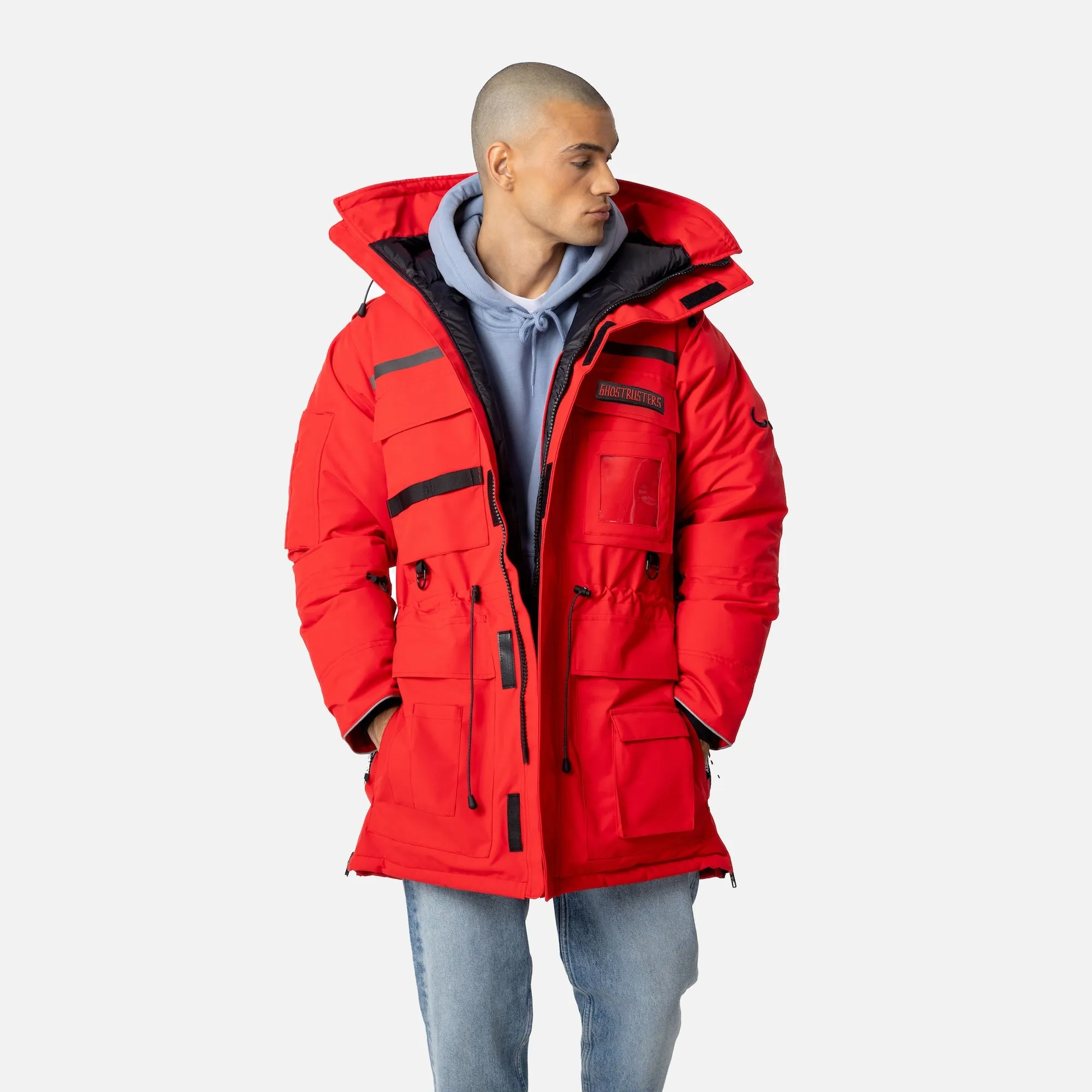 Wuxly X Ghostbusters Sabertooth II Parka Red