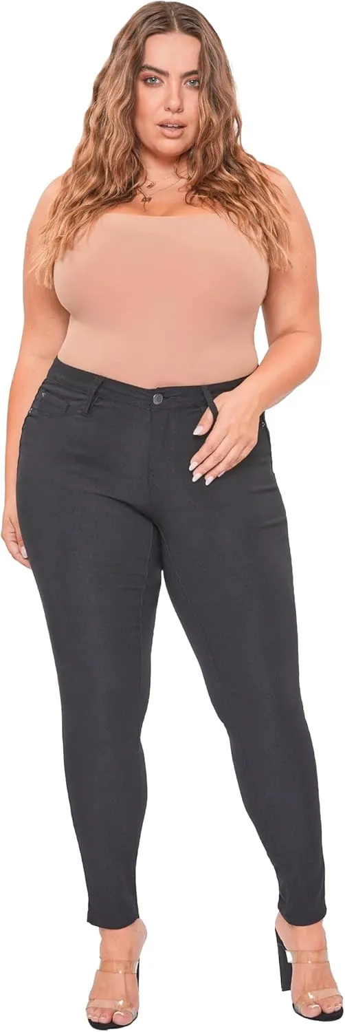YMI Women's Hyperstretch Skinny Work Casual Mid-Rise Pants-P748931am
