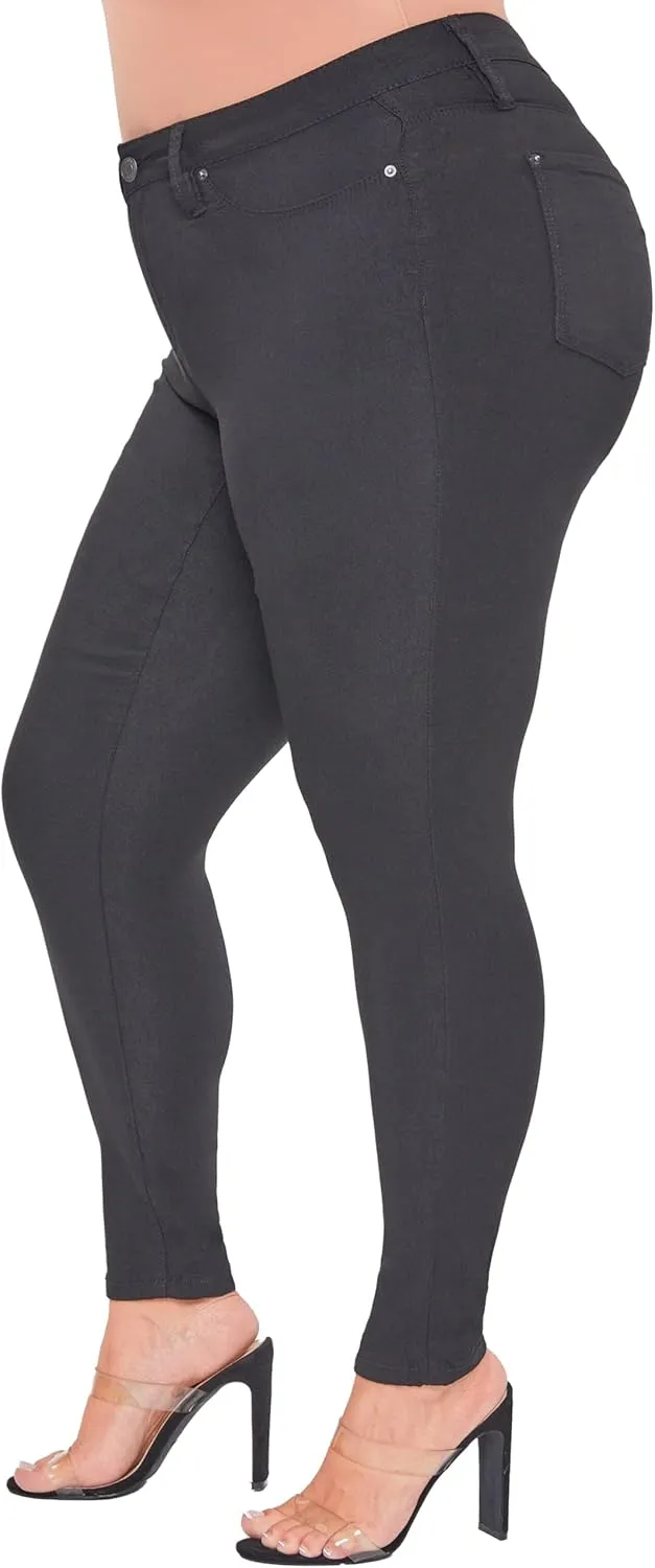 YMI Women's Hyperstretch Skinny Work Casual Mid-Rise Pants-P748931am