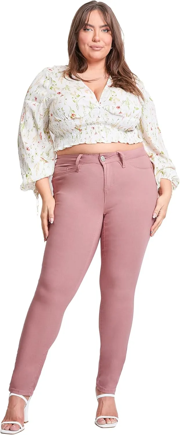 YMI Women's Hyperstretch Skinny Work Casual Mid-Rise Pants-P748931am