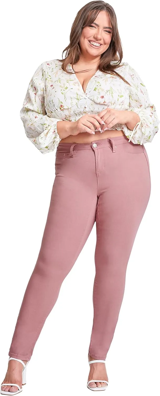 YMI Women's Hyperstretch Skinny Work Casual Mid-Rise Pants-P748931am