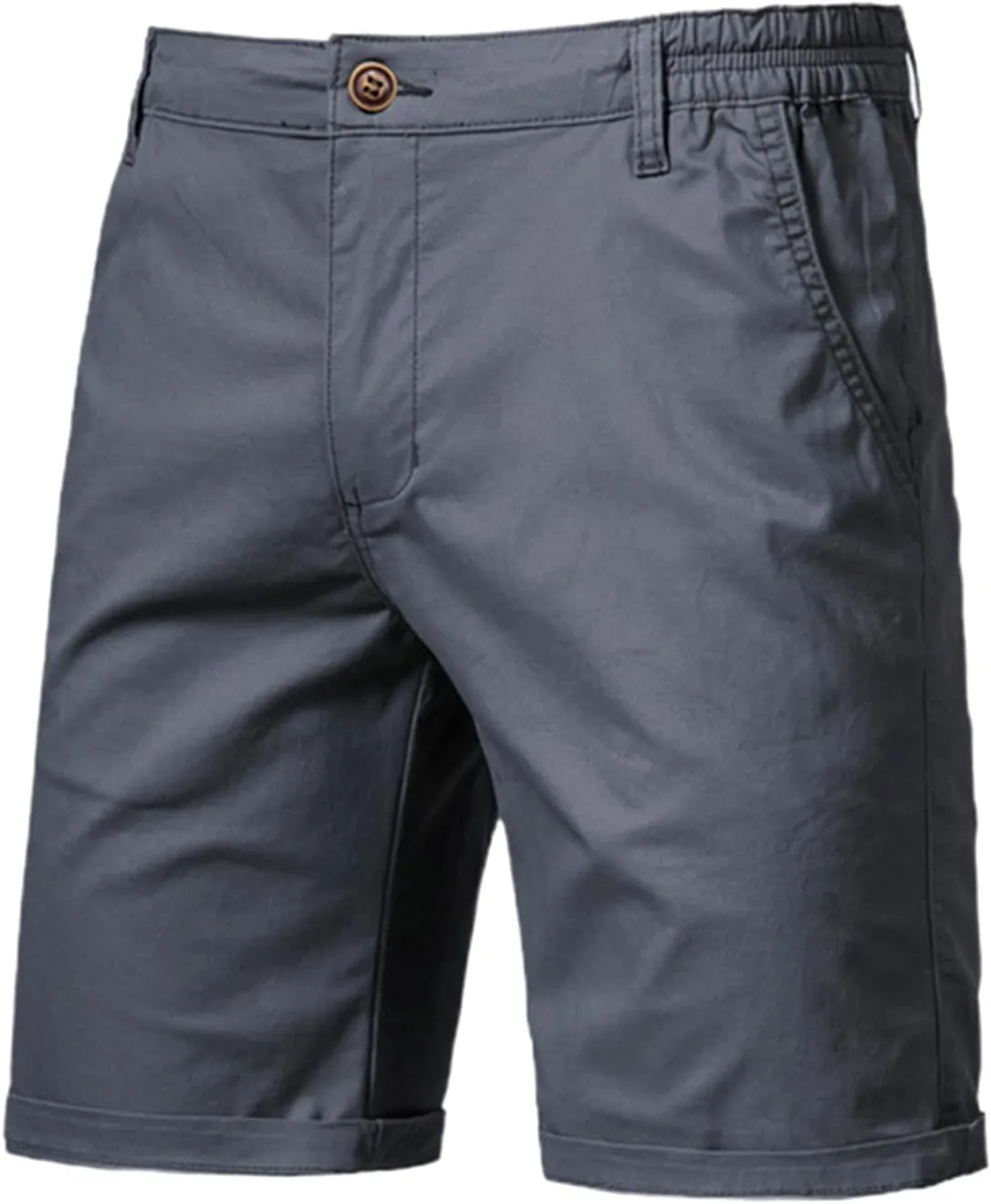 Ymosrh Men's Shorts Casual Color Outdoors Pocket Beach Work Trouser Shorts Pant Casual Shorts, M-2XL
